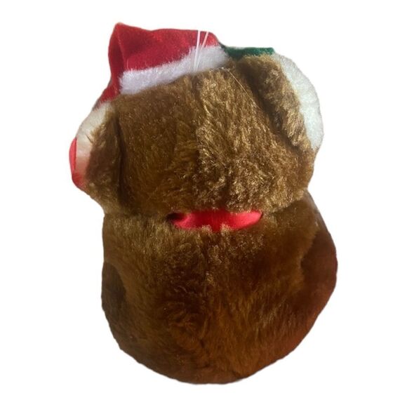 Deluxe Playthings Vintage Holiday Teddy Bear - Picture 2 of 4